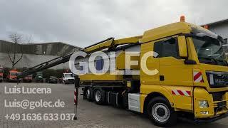 G200289 - MAN TGS 26.480 6x4H-4 Kipper Kran Palfinger PK23002 aus Baujahr 2015