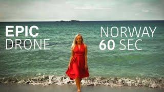 Norway in 60 seconds | EPIC Drone footage 4K | #drone #viralvideo ##dronevideo #norway