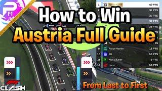 How to win in Austria Spielberg USE SPEED SETUP - F1 Clash 2024