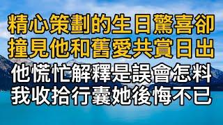 “你用不著這麼矯情吧！”，精心策劃的生日驚喜卻撞見他和舊愛共賞日出，他慌忙解釋是誤會怎料我收拾行囊她後悔不已！一口氣看完 ｜完結文｜真實故事 ｜都市男女｜情感｜男閨蜜｜妻子出軌｜楓林情感