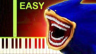 SHIN SONIC TAPES THEME - EASY Piano Tutorial