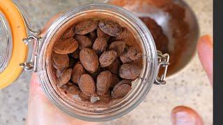 Dark chocolate almonds | Keto vegan and gluten-free