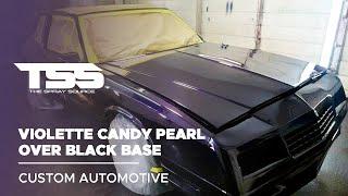 VIOLETTE CANDY PEARL OVER BLACK BASE | TAMCO PAINT | CUSTOM AUTOMOTIVE