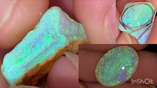 Opal cutting.