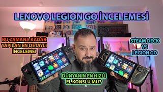 Youtube'deki En Detaylı Lenovo Legion GO İncelemesi - Ekran Pixeline, WIFI, SSD Hızına Bile Baktık!