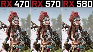 RX 470 vs RX 570 vs RX 580 - Test in 7 Games in 2024