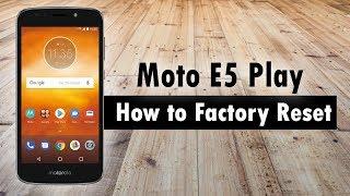 Moto E5 Play - How to Reset Back to Factory Settings