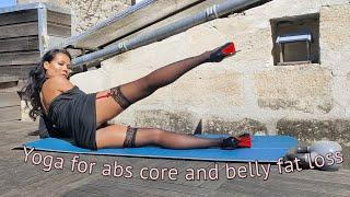 yoga for abs core and belly fat loss