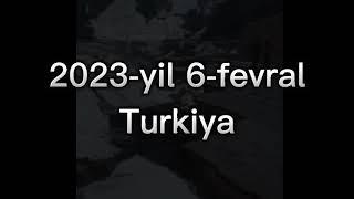 1966-yil 26-aprel Toshkentdagi va 2023-yil 6-fevral  Turkiyadagi zilzila  haqida  