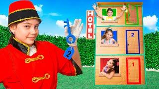 Eva and Friends Funny Adventures and Hotel Challenge for kids