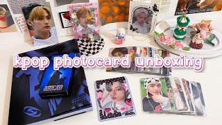 большая распаковка обменов, подарков, фотокарт Stray Kids, Ateez и др.  kpop photocard unboxing