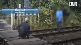 Rail Tracks' 'Disturbing' footage shows teens doing handstands on level crossing