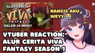 VTuber ID Reacts to 'Alur Cerita VIVA FANTASY SEASON 1 Dalam 20MENIT - Minecraft Roleplay Indonesia'