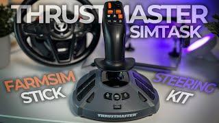 ️Thrustmaster SimTask FarmStick Joystick, Steering Kit und T128 Lenkrad - FELIX TESTET