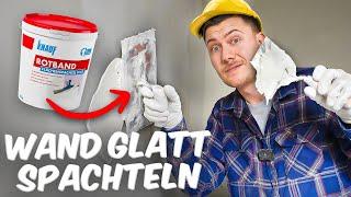 WAND GLATT SPACHTELN: Malermeister erklärt SCHRITT FÜR SCHRITT! 