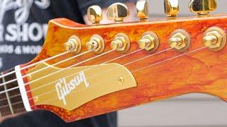 That's HOT! | 2002 Gibson Custom Shop Non-Reverse Firebird Swirl Red Orange Yellow Review