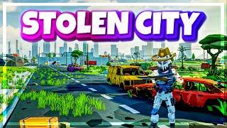 NEW Open World Low Poly SURVIVAL With Raiders - STOLEN CITY (First Look)