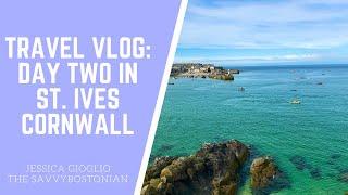 Travel Vlog: Day 2 in St. Ives, Cornwall, UK - Beach, Shopping, The Island, Tate St. Ives & More!