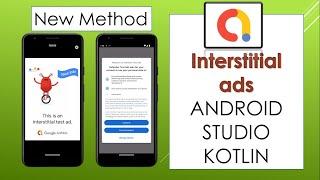 Interstitial ads 2024 with admob gdpr implementation | Android Studio | Kotlin