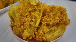 RESEP PISANG CRISPY PONTIANAK YANG RENYAHNYA TAHAN LAMA#pisanggoreng #pisangkrispi