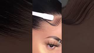 Perfect baby hair #babyhairstyle #babyhair #edgestutorial #viral #youareperfect #hairstyle #tutorial