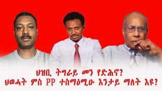 ህዝቢ ትግራይ መን የድሕኖ? ህወሓት ምስ PP ተስማዕሚዑ እንታይ ማለት እዩ?