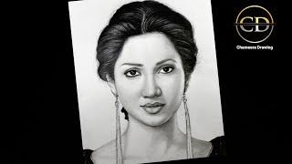 How draw a singer" Shreya Ghoshal" (step by step) Pencil drawing || Easy Drawing Tutorial girl face