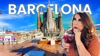 Trying the BEST Tapas in Barcelona Spain 