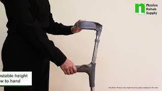 How to use Elbow Crutches | Forearm Crutches