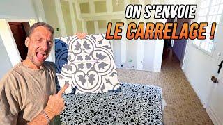 JE POSE LE CARRELAGE DANS LA CUISINE ! Ep 03