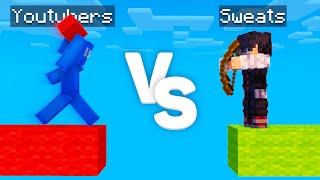 Minecraft YouTubers VS BEST Minecraft Sweats