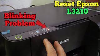 Epson L3210 Blinking Red Light Problem "Solve" | Reset Epson L3210 Printer | Richard Cabile Vlog