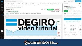 Degiro Guida Per Iniziare da Zero - Video Tutorial con Esempi Pratici