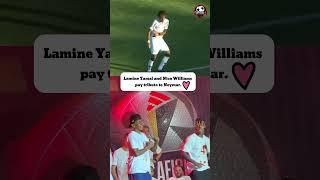 Lamine Yamal and Nico Williams' dance tribute to Neymar #shorts  #football  #yamal  #williams