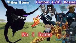 [No i Frame] Wither Storm vs Famous 1.20.1 Bosses