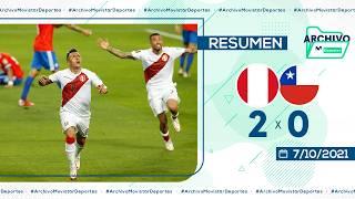 PERÚ 2-0 CHILE con GOLES de CUEVA y PEÑA | 7/10/2021 | #ArchivoMovistarDeportes 