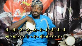 How to play the Talking drum (Talking Drum and Mathematics {Rudiments})