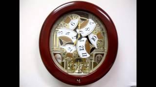 QXM539BRH Seiko Melodies in Motion Clock with Beatles Tunes