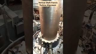 vertical shaft francis turbine alignment | Turbine RPM tooth wheel #trending #shorts #viralshort