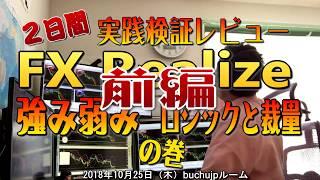 2018 10 26 前編「2日間やってわかったFXリアライズ検証と実践」成功と失敗buchujpレビュー