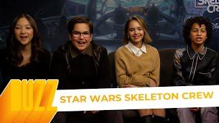 Interviewer learns never to work with kids in this chaotic interview | Star Wars Skelton Crew