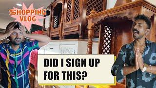 Shopping the best home temple for small home! Mandir shopping VLOG