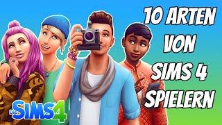 10 ARTEN von SIMS Spielern // SIMS 4 deutsch