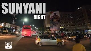 Sunyani Walk Tour E30 Night life in the Bono Region of Ghana 4K