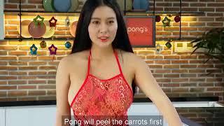 Pong's Kitchen   EASY Vegetable Stir Fry Recipe   Beautiful Girl Cooking| Pong's Kitchen VietNamese