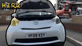 Toyota IQ Headlight Bulb Replacement Change HIR2