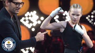 Most punches in one minute (female) - Guinness World Records