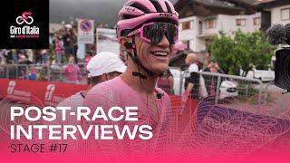 Giro d'Italia 2025 | Stage 17: Post-race interviews