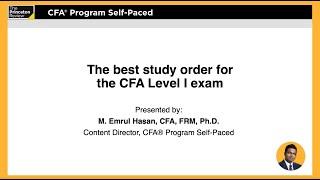 CFA® Review: Best Study Order for the CFA Level I Exam | The Princeton Review