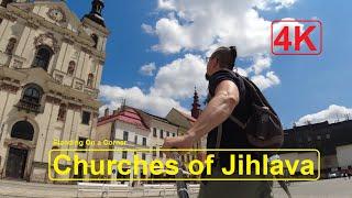 VIRTUAL TRAVEL: Churches of Jihlava #church #jihlava #hiking #czechia #czechrepublic #train